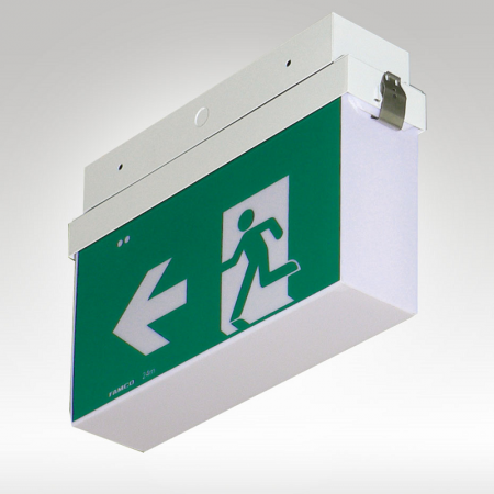 weatherproof ecoexit emergency sign